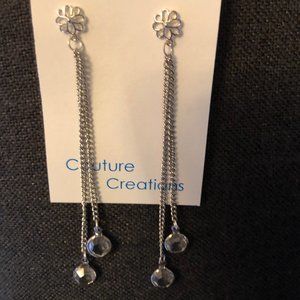Crystal drop earrings